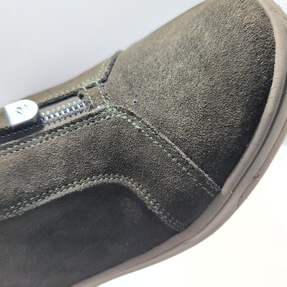 Easy Spirit  Seneeko Suade Olive Green Ankle Boot Women's 10M - Picture 3 of 9